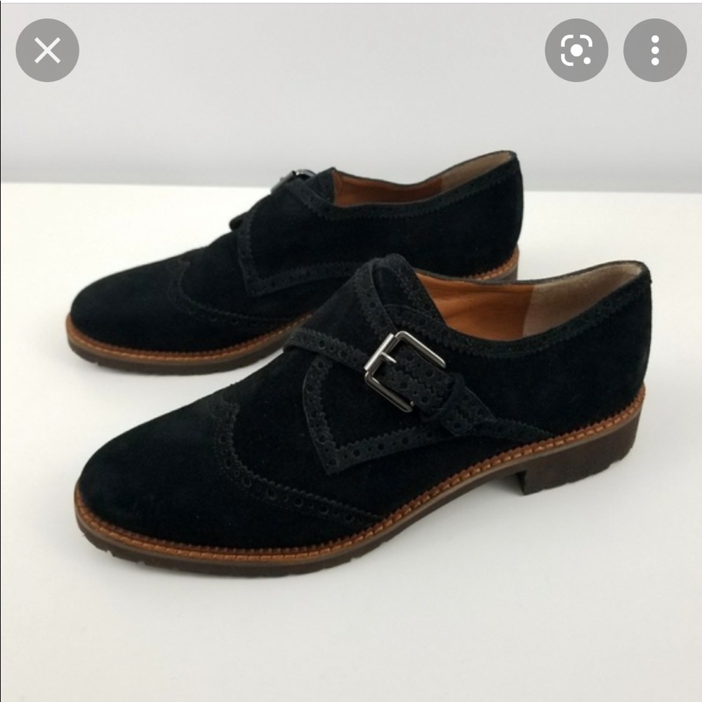 Franco Sarto Isa suede monk Oxford women size 7.5